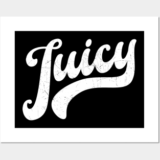 Juicy // Grunge White Posters and Art